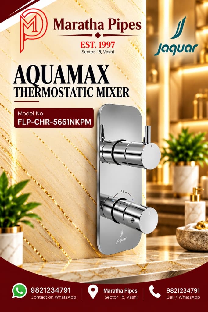 Jaquar Florentine Prime Aquamax Thermostatic Shower Mixer Exposed Part Kit (FLP-CHR-5661NKPM)