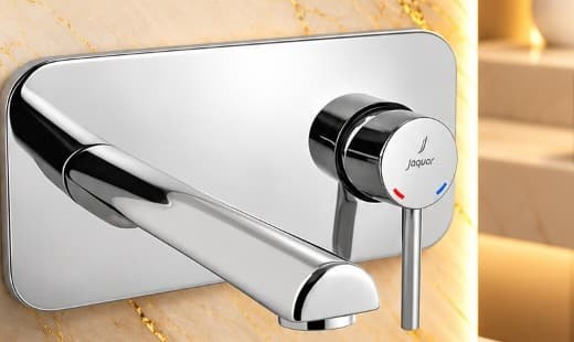 Jaquar Florentine Prime Exposed Part Kit Single Lever Basin Mixer Wall Mounted (FLP-CHR-5233NKPM) – View 2