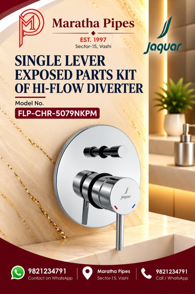 Jaquar Florentine Prime Single Lever Exposed Parts Kit of Hi-Flow Diverter (FLP-CHR-5079NKPM)