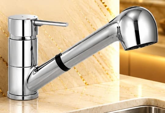 Jaquar Florentine Prime Single Lever Sink Mixer with Extractable Hand Shower (FLP-CHR-5177BPM) – View 2