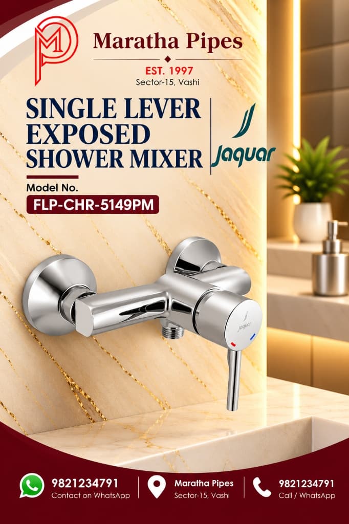 Jaquar Florentine Prime Single Lever Exposed Shower Mixer for Hand Shower (FLP-CHR-5149PM)