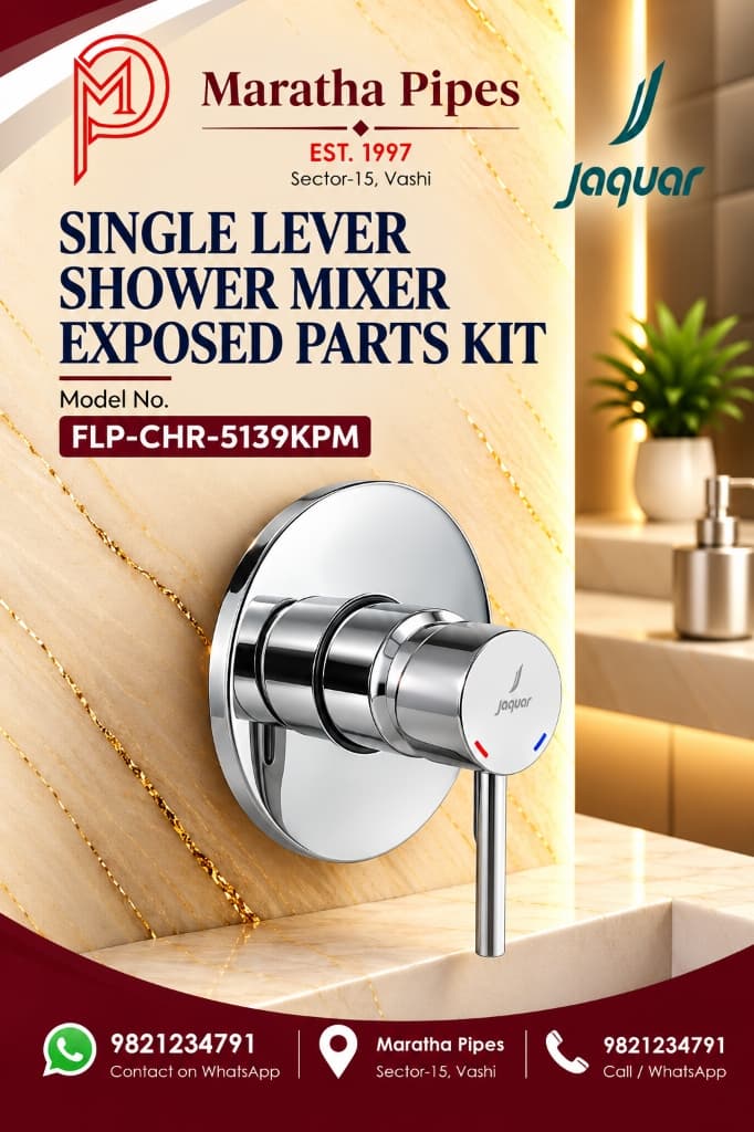 Jaquar Florentine Prime Single Lever Exposed Parts Kit of Shower Mixer (FLP-CHR-5139KPM)