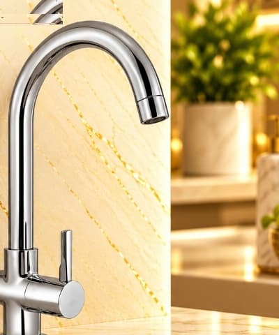 Jaquar Florentine Prime Table Mounted Sink Cock with Regular Swinging Spout (FLP-CHR-5357PM) – View 2