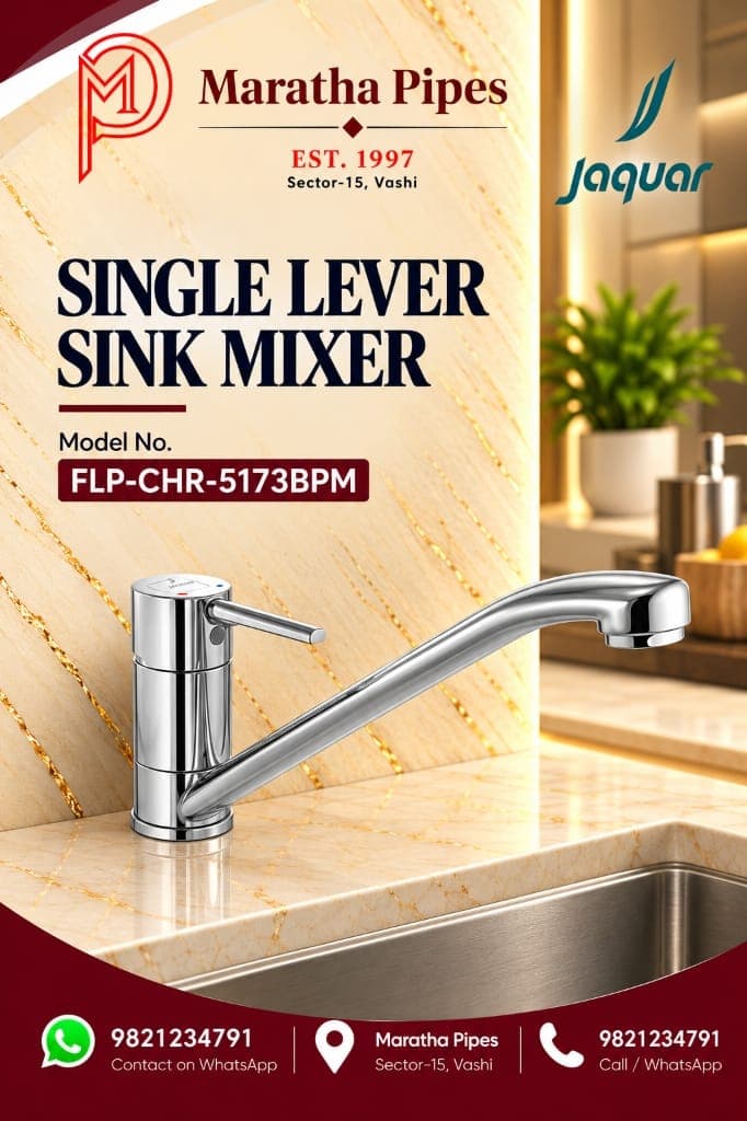 Jaquar Florentine Prime Single Lever Table Mounted Sink Mixer with Swinging Spout (FLP-CHR-5173BPM)