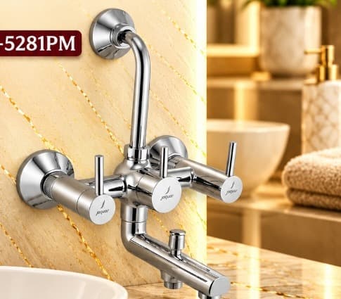 Jaquar Florentine Prime Wall Mixer 3-in-1 System (FLP-CHR-5281PM) – View 2