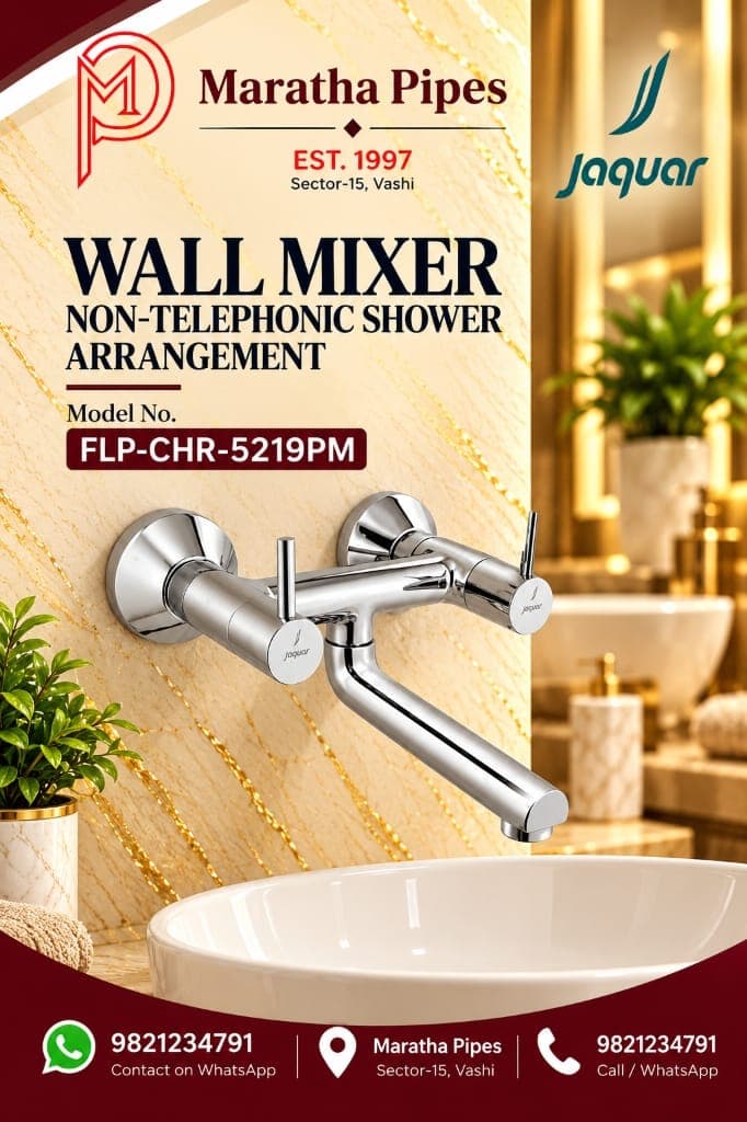 Jaquar Florentine Prime Wall Mixer Non-Telephonic Shower Arrangement (FLP-CHR-5219PM)