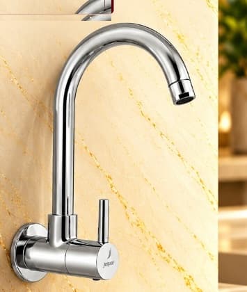 Jaquar Florentine Prime Wall Mounted Sink Cock with Regular Swinging Spout (FLP-CHR-5347PM) – View 2