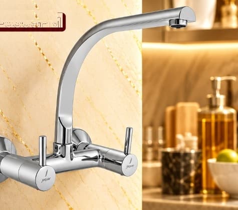 Jaquar Florentine Prime Wall Mounted Sink Mixer with Regular Swinging Spout (FLP-CHR-5309PM) – View 2