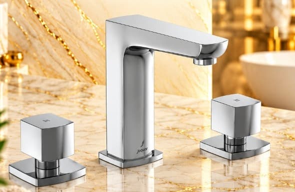 Jaquar Kubix Prime 3-Hole Basin Mixer without Popup Waste (KUP-CHR-35189PM) – View 2