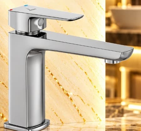Jaquar Kubix Prime Single Lever Basin Mixer without Popup Waste (KUP-CHR-35011BPM) – View 2