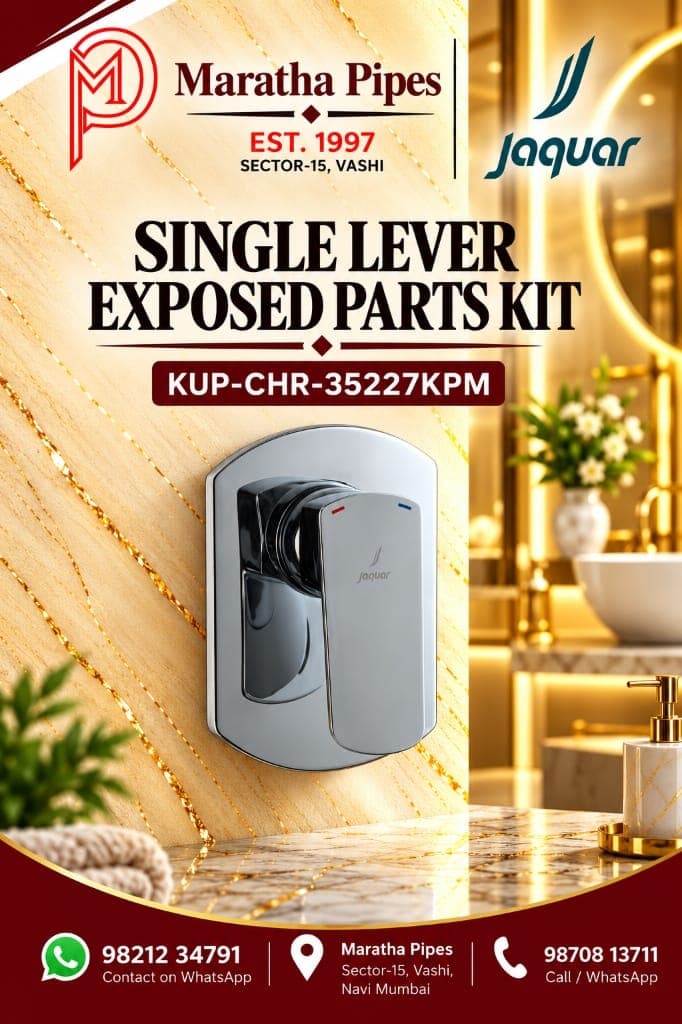 Jaquar Kubix Prime Single Lever Exposed Parts Kit of Deusch Mixer (KUP-CHR-35227KPM)