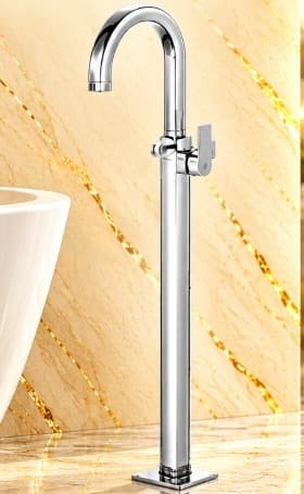 Jaquar Kubix Prime Exposed Parts of Floor Mounted Single Lever Bath Mixer (KUP-CHR-35121KPM) – View 2