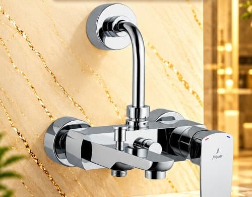 Jaquar Kubix Prime Single Lever Wall Mixer 3-in-1 System (KUP-CHR-35125PM) – View 2