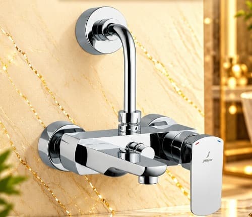Jaquar Kubix Prime Single Lever Wall Mixer with Provision for Overhead Shower (KUP-CHR-35117PM) – View 2