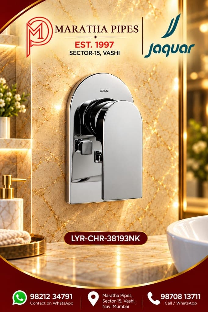 Jaquar Lyric Single Lever 3-Inlet Diverter Exposed Parts Kit (LYR-CHR-38193NK)