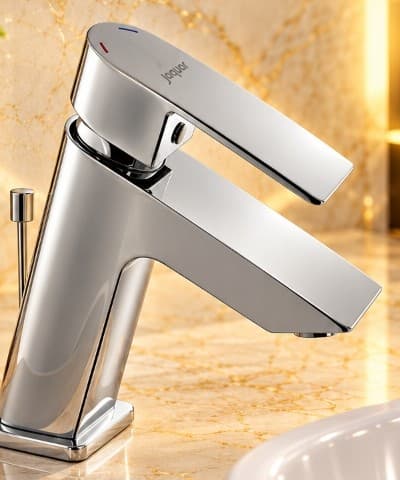 Jaquar Lyric Single Lever Basin Mixer with Popup Waste (LYR-CHR-38051B) – View 2