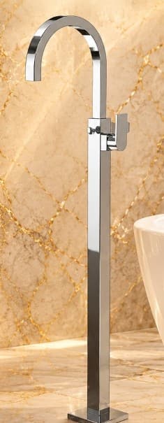 Jaquar Lyric Floor Mounted Single Lever Bath Mixer Exposed Parts (LYR-CHR-38121K) – View 2