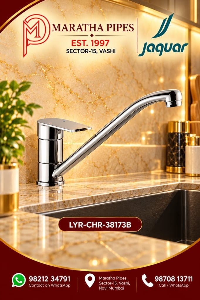Jaquar Lyric Single Lever Table Mounted Sink Mixer with Swinging Spout (LYR-CHR-38173B)
