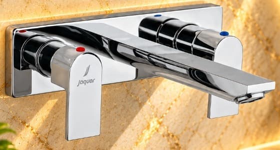 Jaquar Lyric Two Concealed Stop Cocks with Basin Spout (LYR-CHR-38433) – View 2