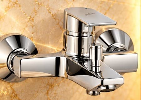 Jaquar Lyric Single Lever Wall Mixer with Provision for Hand Shower (LYR-CHR-38119) – View 2