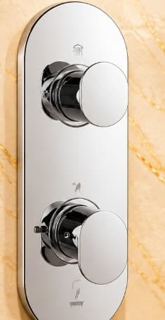 Jaquar Opal Prime Aquamax Exposed Part Kit of Thermostatic Shower Mixer with 3-Way Diverter (OPP-CHR-15683NKPM) – View 2