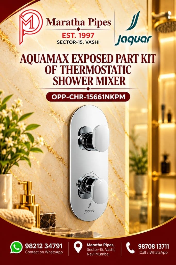 Jaquar Opal Prime Aquamax Exposed Part Kit of Thermostatic Shower Mixer (OPP-CHR-15661NKPM)