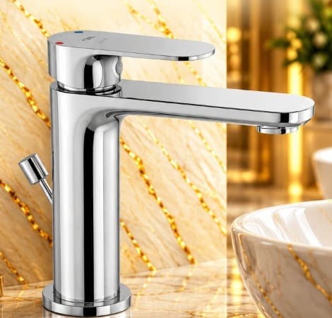 Jaquar Opal Prime Single Lever Basin Mixer with Popup Waste (OPP-CHR-15051BPM) – View 2