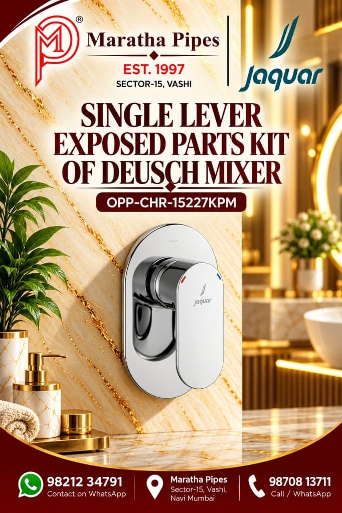 Jaquar Opal Prime Single Lever Deusch Mixer Exposed Parts Kit (OPP-CHR-15227KPM)