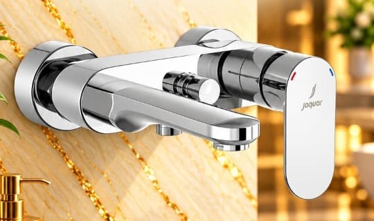Jaquar Opal Prime Single Lever Wall Mixer with Hand Shower Provision (OPP-CHR-15119PM) – View 2