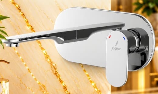 Jaquar Opal Prime Wall Mounted Basin Mixer Exposed Kit (OPP-CHR-15233NKPM) – View 2