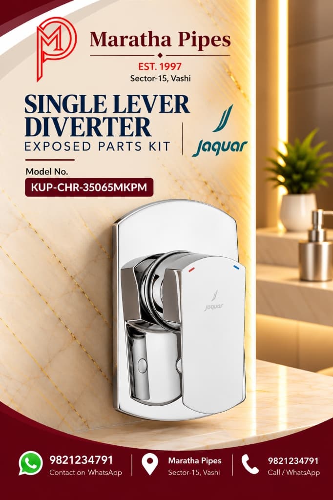Jaquar Kubix Prime Single Lever Concealed Diverter (KUP-CHR-35065MKPM)