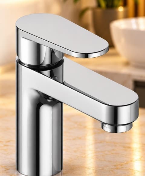 Mila Bijou Single Lever Basin Mixer Faucet - Brass – View 2