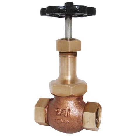 'SAI' Brand Bronze Union Bonnet Globe Valves
