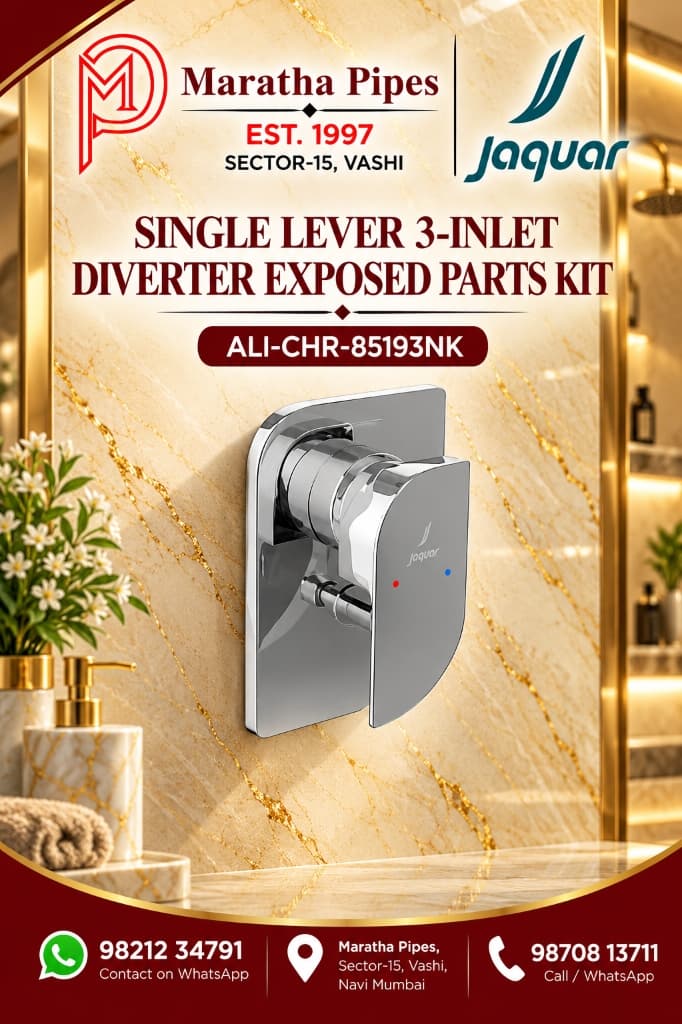 Jaquar Alive Single Lever 3-Inlet Diverter Exposed Parts Kit (ALI-CHR-85193NK)