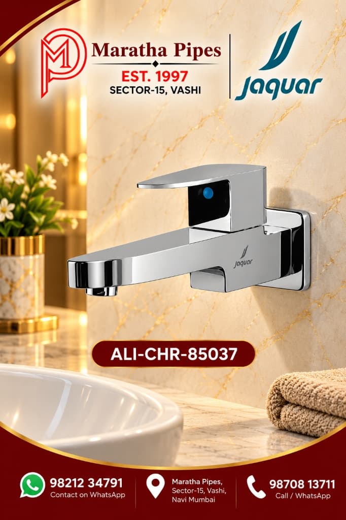 Jaquar Alive Bib Cock with Wall Flange (ALI-CHR-85037)