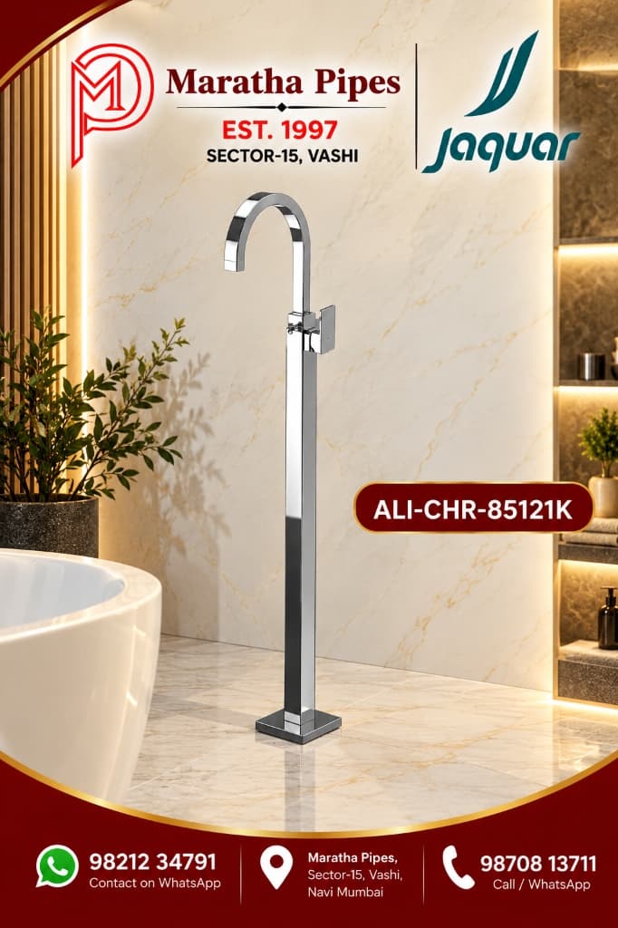 Jaquar Alive Floor Mounted Single Lever Bath Mixer Exposed Parts (ALI-CHR-85121K)