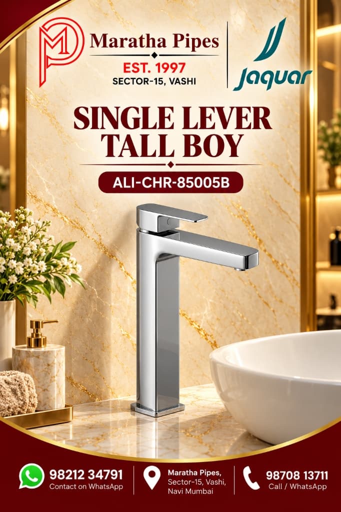Jaquar Alive Single Lever Tall Boy Basin Mixer (ALI-CHR-85005B)