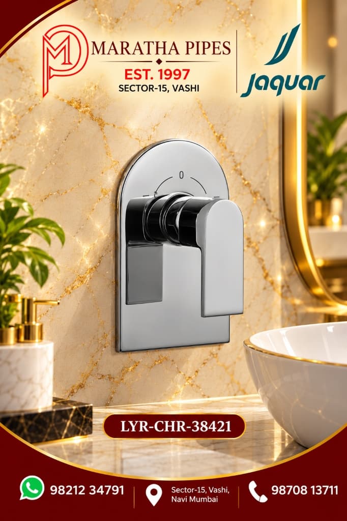 Jaquar Lyric 4-Way Divertor for Concealed Fitting (LYR-CHR-38421) – Maratha Pipes, Vashi
