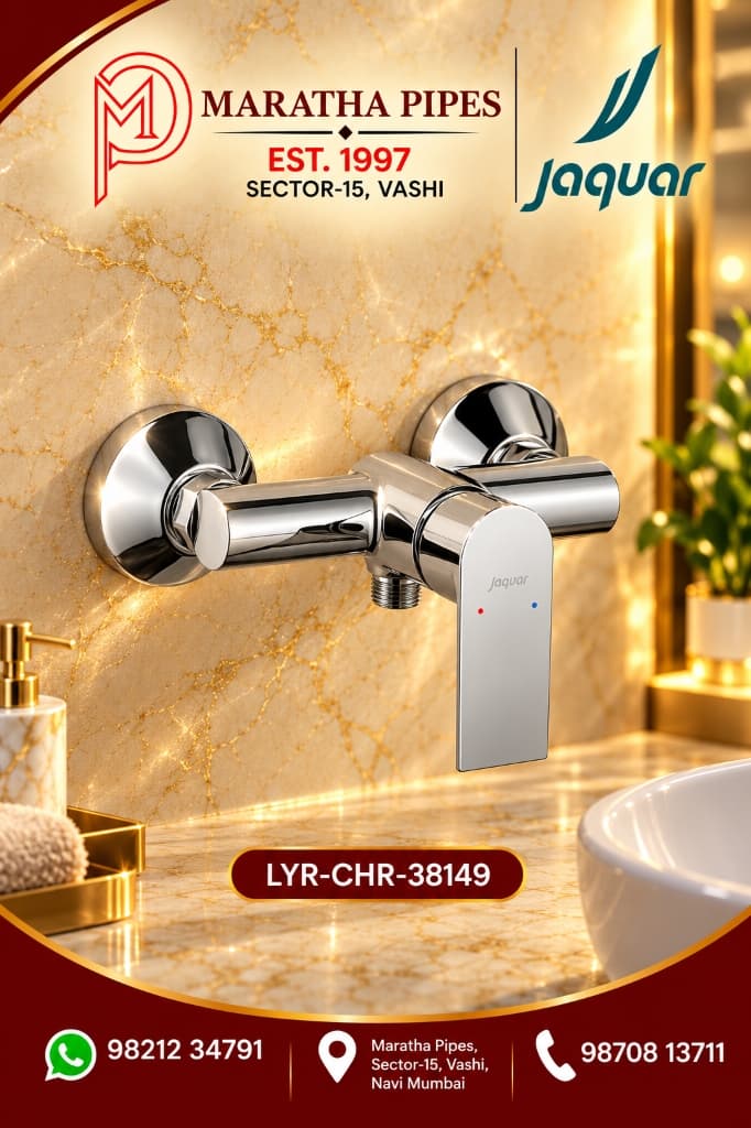 Jaquar Lyric Single Lever Exposed Shower Mixer for Hand Shower (LYR-CHR-38149)