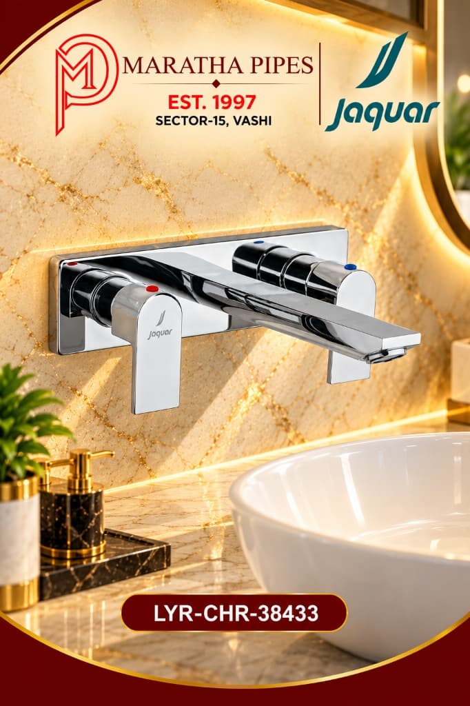 Jaquar Lyric Two Concealed Stop Cocks with Basin Spout (LYR-CHR-38433) – Maratha Pipes, Vashi