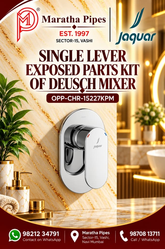 Jaquar Opal Prime Single Lever Deusch Mixer Exposed Parts Kit (OPP-CHR-15227KPM)