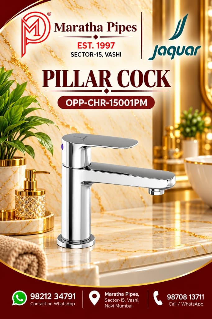 Jaquar Opal Prime Pillar Cock (OPP-CHR-15001PM)